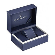 Maserati SFIDA Chronograph Blue Dial Silver Steel Strap Watch for Men - R8873640025