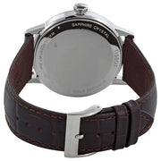 Tissot T Classic Dream Quartz White Dial Brown Leather Strap Watch for Men - T129.410.16.013.00