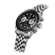 Tudor Black Bay Chrono Black Dial Silver Steel Strap Watch for Men - M79360N-0013