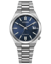 Citizen Tsuyosa Automatic Blue Dial Silver Steel Strap Watch for Men - NJ0200-50M