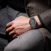 Citizen Tsuyosa Mechanical Grey Dial Silver Steel Strap Watch for Men - NJ0200-50E