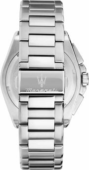 Maserati Velocità Chronograph Blue Dial Silver Steel Strap Watch for Men - R8873652005