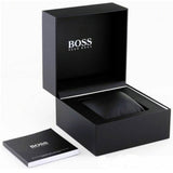 Hugo Boss Runner Chronograph Black Dial Green Silicone Strap Watch for Men - 1514246