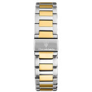 Maserati Velocità Date Blue Dial Two Tone Steel Strap Watch for Men - R8853152001