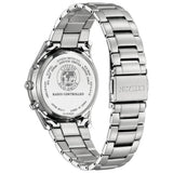 Citizen Mechanical Automatic Salmon Brown Dial Silver Steel Strap Watch for Men - NJ0191-83X