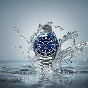 Seiko Prospex 1965 Heritage Diver’s Automatic Blue Dial Silver Steel Strap Watch for Men - SPB451J1