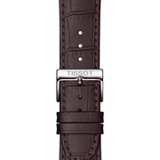 Tissot T Classic Dream Quartz White Dial Brown Leather Strap Watch for Men - T129.410.16.013.00