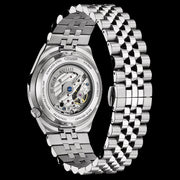 Citizen Tsuyosa 60 Automatic Black Dial Silver Steel Strap Watch for Men - NK0020-55E
