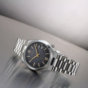 Citizen Tsuyosa Mechanical Grey Dial Silver Steel Strap Watch for Men - NJ0200-50E