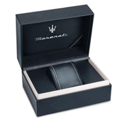 Maserati Stile Skeleton Chronograph Black Dial Black Silicone Strap Watch for Men - R8871642003