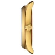 Tissot PR 100 Gold Dial Gold Steel Strap Watch for Women - T150.210.33.021.00
