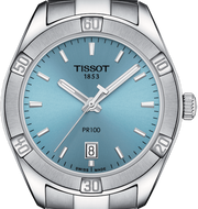 Tissot PR 100 Sport Chic Lady Blue Dial Silver Steel Strap Watch for Women - T101.910.11.351.00
