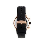 Maserati Stile Skeleton Chronograph Black Dial Black Silicone Strap Watch for Men - R8871642003