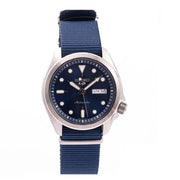 Seiko 5 Sports Automatic Blue Dial Blue Nylon Strap Watch for Men - SRPE63K1