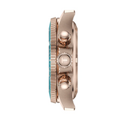 Tissot Seastar 1000 Chronograph Turqouise Dial Turqouise Rubber Strap Watch for Women - T120.217.37.041.00