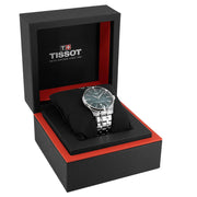Tissot Chemin des Tourelles Powermatic 80 Green Dial Silver Steel Strap Watch for Men - T139.407.11.091.00