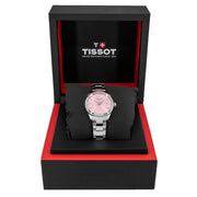 Tissot PR 100 Pink Dial Silver Steel Strap Watch for Women - T150.210.11.331.00