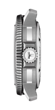 Tissot Seastar 2000 Professional Powermatic 80 Black Dial Black Rubber Strap Watch for Men - T120.607.17.441.00