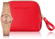 Tissot PRX Diamonds Rose Gold Dial Rose Gold Steel Strap Watch for Women - T137.010.33.506.00