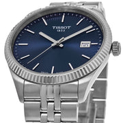 Tissot Ballade Quartz Blue Dial Silver Steel Strap Watch for Men - T156.410.11.041.00