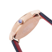Emporio Armani Luigi Blue Dial Blue Leather Strap Watch for Men - AR11135