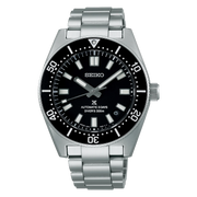 Seiko Prospex 1965 Heritage Divers Automatic Black Dial Silver Steel Strap Watch for Men - SPB453J1