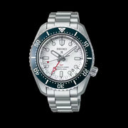 Seiko Prospex 1968 Heritage Diver's GMT 60th Anniversary White Dial Silver Steel Strap Watch for Men - SPB519J1