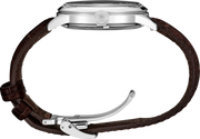 Seiko Presage Cocktail Time Automatic Blue Dial Brown Leather Strap Watch for Men - SRPK15K1