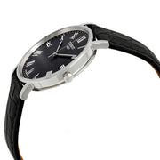 Tissot T Classic Dream Quartz Black Dial Black Leather Strap Watch for Men - T129.410.16.053.00