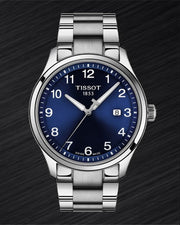 Tissot T-Sport Gent XL Blue Dial Silver Steel Strap Watch for Men - T116.410.11.047.00