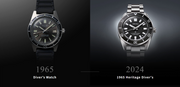 Seiko Prospex 1965 Heritage Divers Automatic Black Dial Silver Steel Strap Watch for Men - SPB453J1