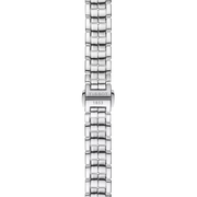Tissot T-Lady Flamingo Diamonds Mother of Pearl Dial SIlver Steel Strap Watch for Women - T094.210.11.116.02