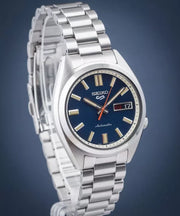 Seiko 5 Sports SNXS Automatic Blue Dial Silver Steel Strap Watch for Men - SRPK87K1