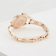 Emporio Armani Aurora Mother of Pearl Grey Dial Rose Gold Steel Strap Watch for Women - AR11139