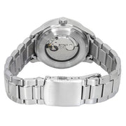 Citizen Mechanical Automatic Black Dial Silver Steel Strap Watch for Men - NJ0191-83E