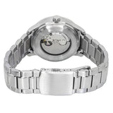 Citizen Mechanical Automatic Black Dial Silver Steel Strap Watch for Men - NJ0191-83E