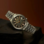 Citizen Tsuyosa Mechanical Grey Dial Silver Steel Strap Watch for Men - NJ0200-50E