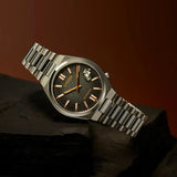 Citizen Tsuyosa Mechanical Grey Dial Silver Steel Strap Watch for Men - NJ0200-50E