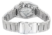 Seiko 5 Sports SKX Street Stonewash Black Dial Silver Steel Strap Watch for Men - SRPL79K1