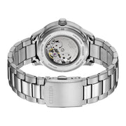 Citizen Mechanical Automatic Light Blue Dial Silver Steel Strap Watch for Men - NJ0191-83L