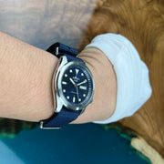 Seiko 5 Sports Automatic Blue Dial Blue Nylon Strap Watch for Men - SRPE63K1