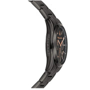 Maserati Attrazione Chronograph Black Dial Black Steel Strap Watch for Men - R8853151001