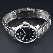 Tissot T-Sport Gent XL Black Dial Silver Steel Strap Watch for Men - T116.410.11.057.00