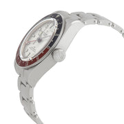 Tudor Black Bay GMT Silver Dial Silver Steel Strap Watch for Men - M79830RB-0010
