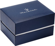 Maserati SFIDA Special Edition Automatic Black Dial Gold Steel Strap Watch for Men - R8823140012