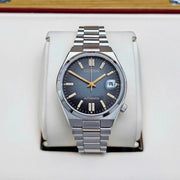 Citizen Tsuyosa Mechanical Grey Dial Silver Steel Strap Watch for Men - NJ0200-50E