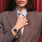 Tissot SRV Blue Dial Silver Steel Strap Watch for Women - T160.110.11.043.00