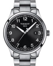 Tissot T-Sport Gent XL Black Dial Silver Steel Strap Watch for Men - T116.410.11.057.00