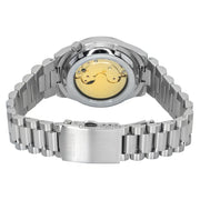 Citizen Tsuyosa Automatic Purple Dial Silver Steel Strap Watch for Men - NJ0200-50W