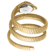 Just Cavalli Cosenza Silver Dial Gold Steel Strap Watch for Women - JC1L232M0025